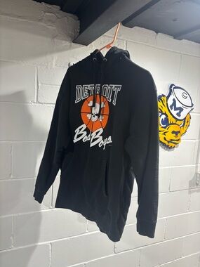 Detroit Bad Boys Black Hoodie